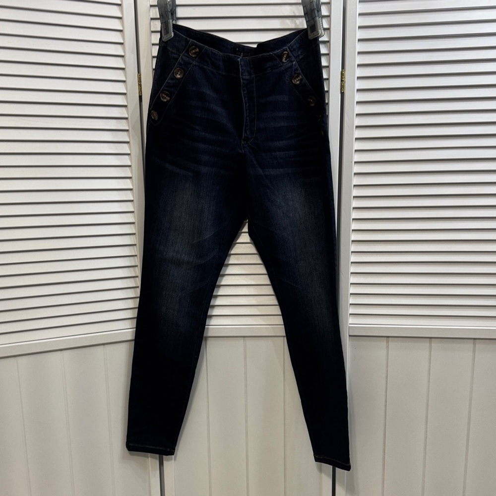 one 5 one Women's Midnight Blue Ankle Jeans